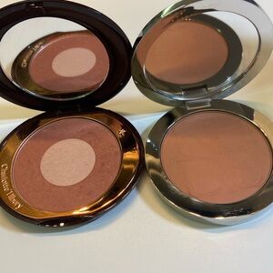 Charlotte Tilbury and Dior blush and bronze duo